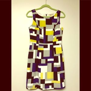 NWT Banana Republic Business Dress w/ Lime & Navy